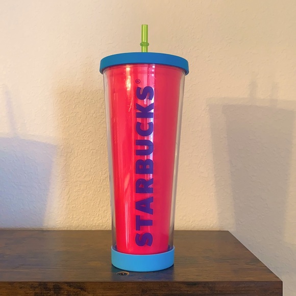Neon Pink Starbucks Logo - Picture 1 of 9